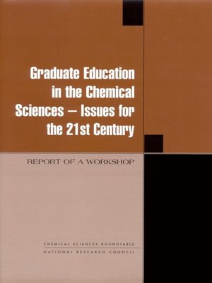 cover image of Graduate Education in the Chemical Sciences
